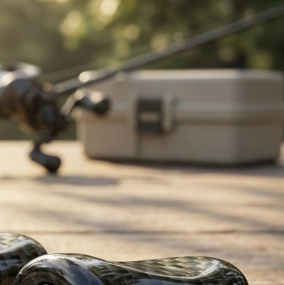 Fishing Rod Carbon Fiber - Manivela de Carretilha de Pesca em