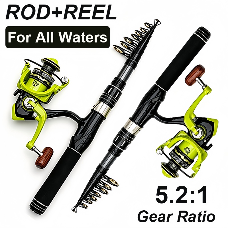 Conjunto de Vara de Pesca Gira - Fishing Rod Spinning avaliação e preço