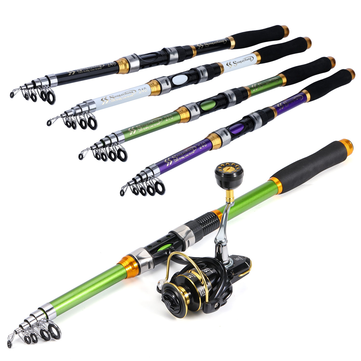 Conjunto de Vara e Carretilha  - Fishing Rod Spinning avaliação e preço
