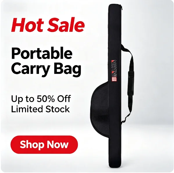 Nova bolsa portátil para varas - Fishing Rod Case avaliação e preço